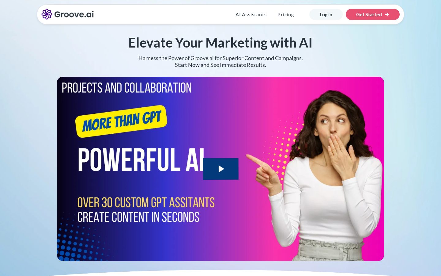 Groove Homepage