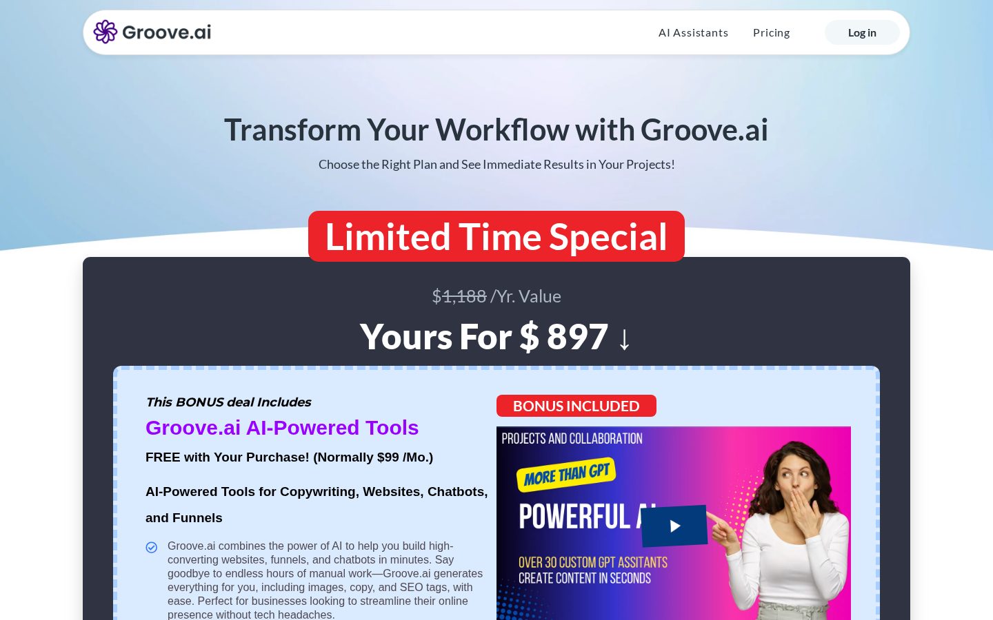 Groove Pricing