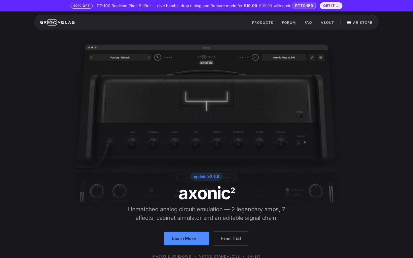 GrooveLab FX Homepage