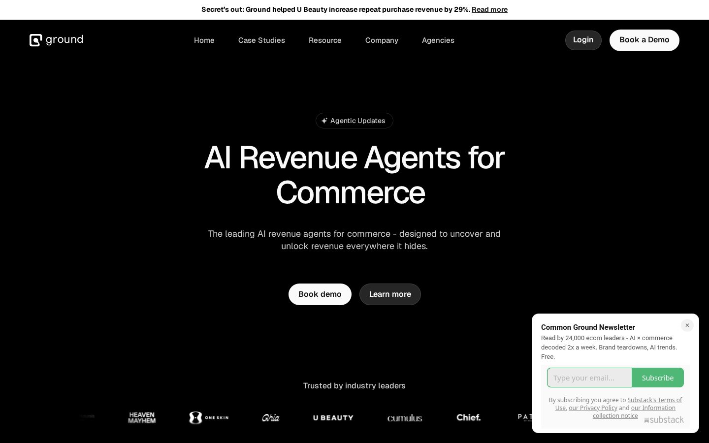 Ground Homepage