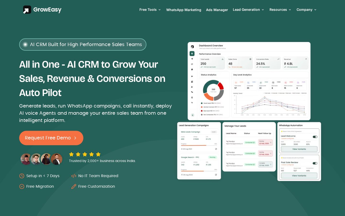 GrowEasy Homepage