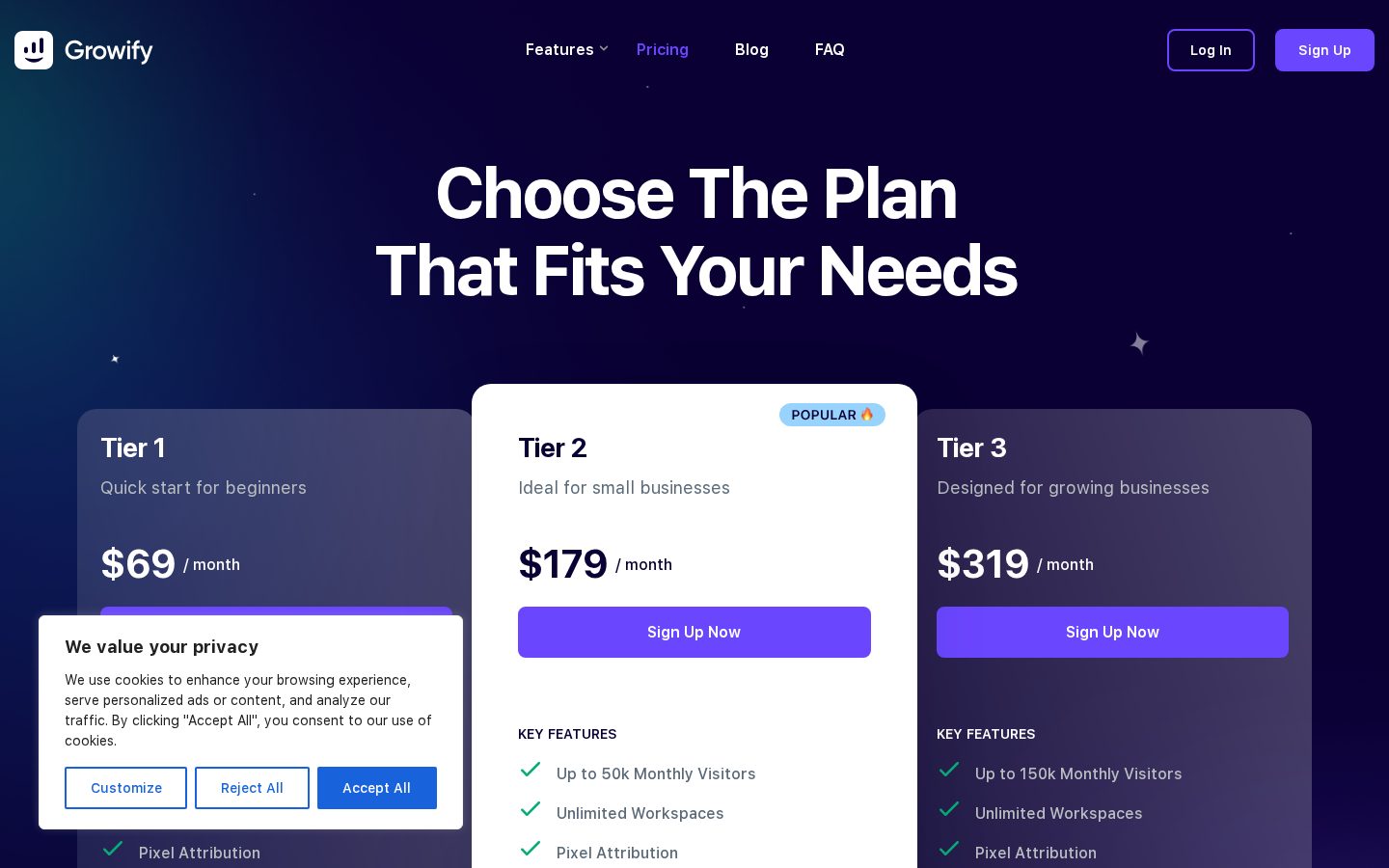 Growify Pricing