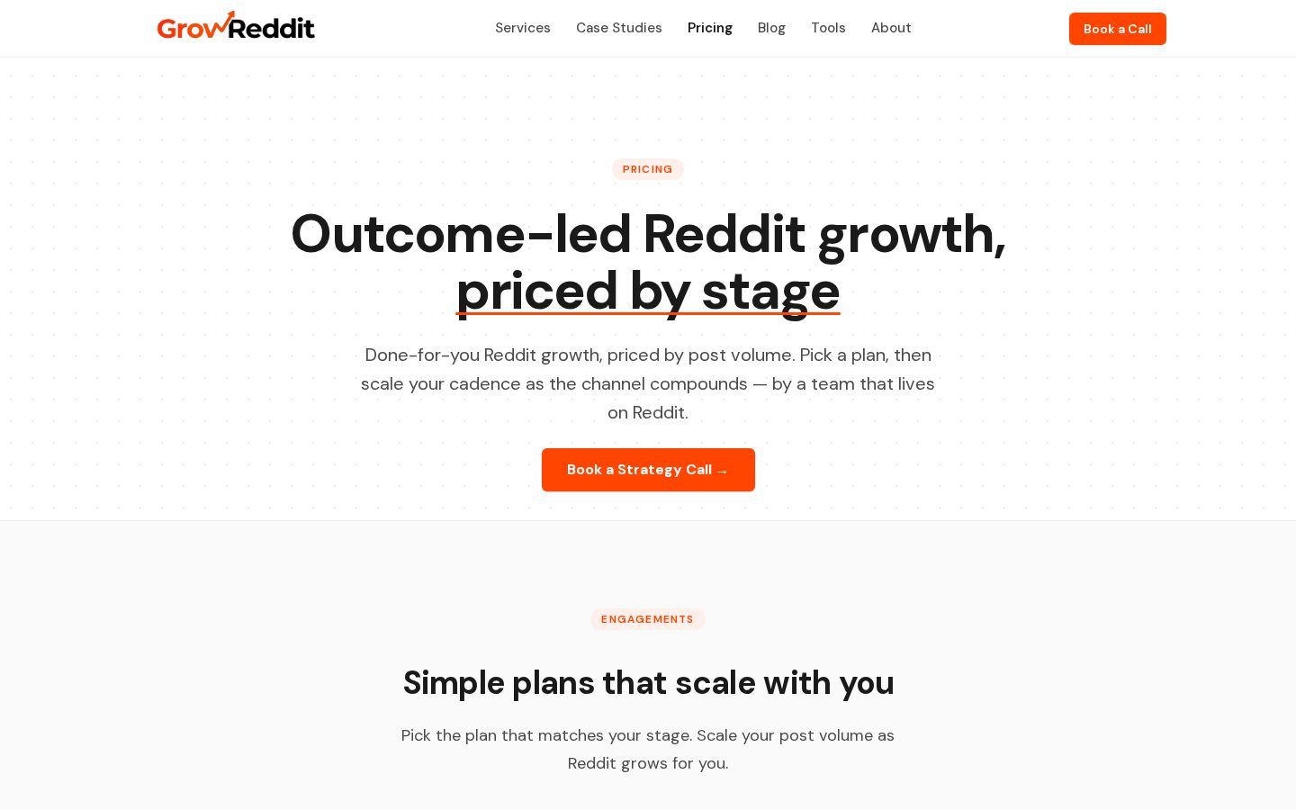 GrowReddit Pricing