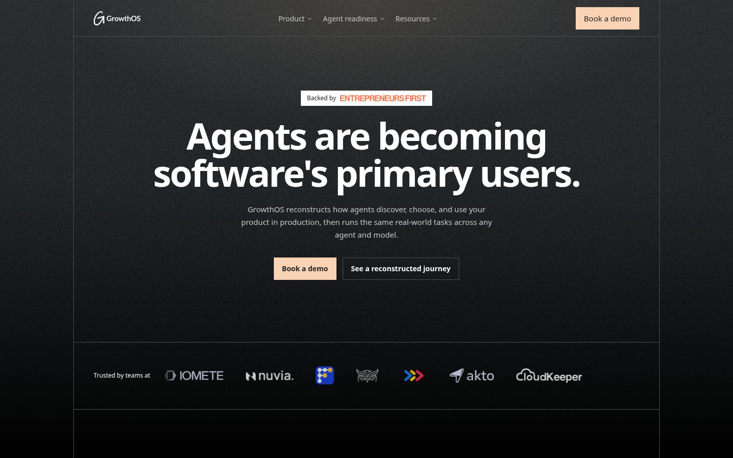 GrowthOS Homepage