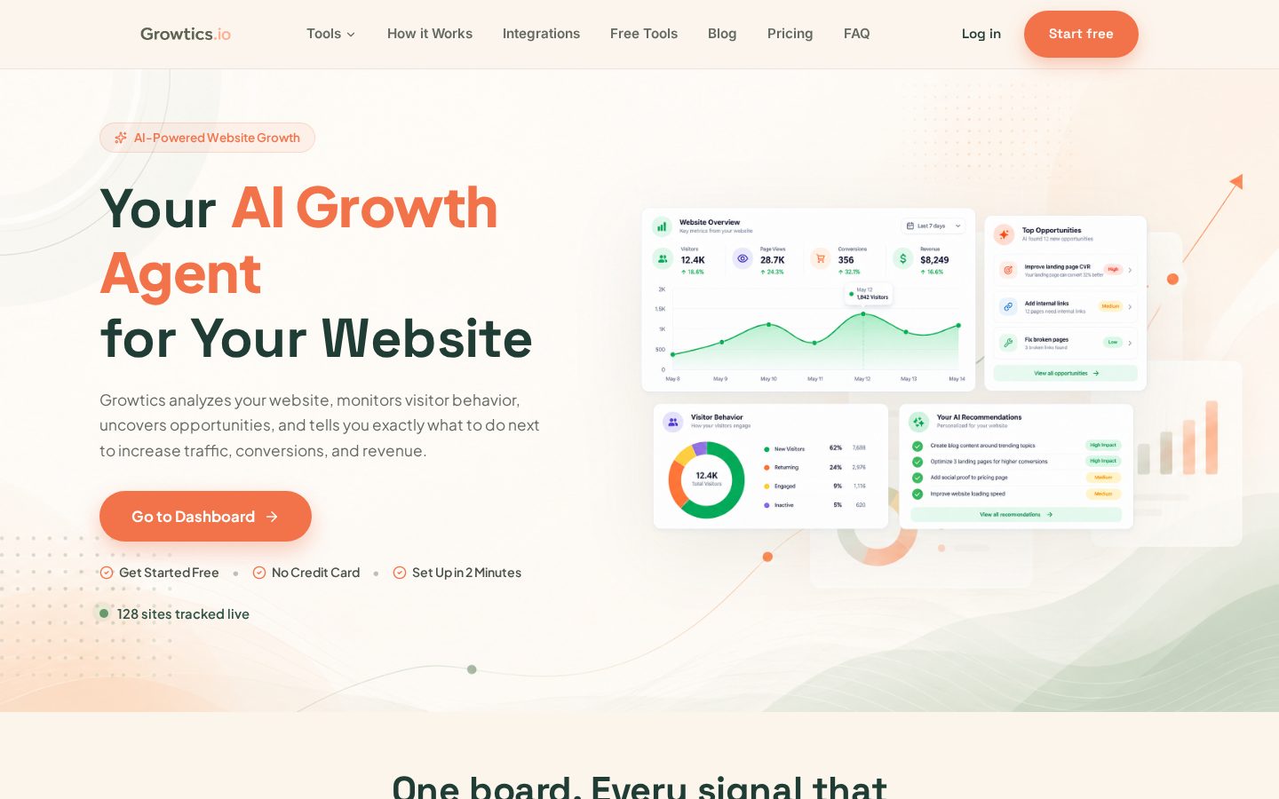 Growtics Homepage