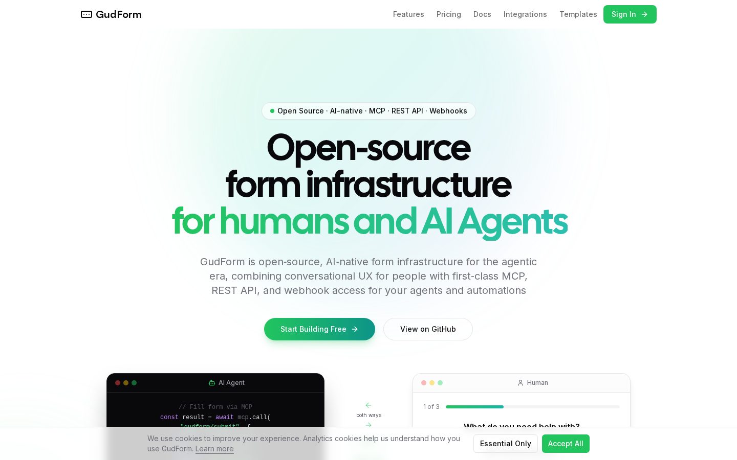 Gudform Homepage