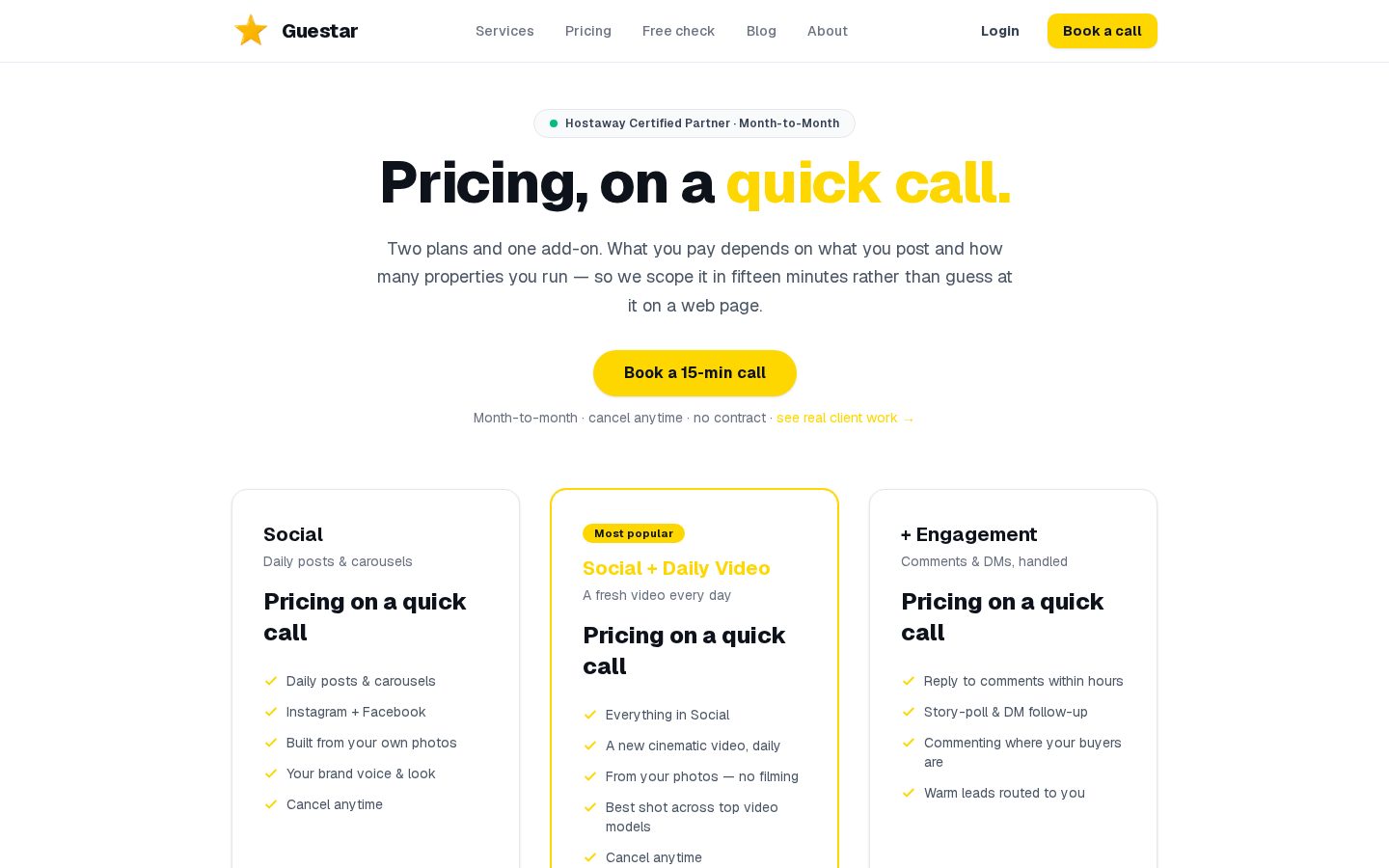 Guestar Get Found Pricing