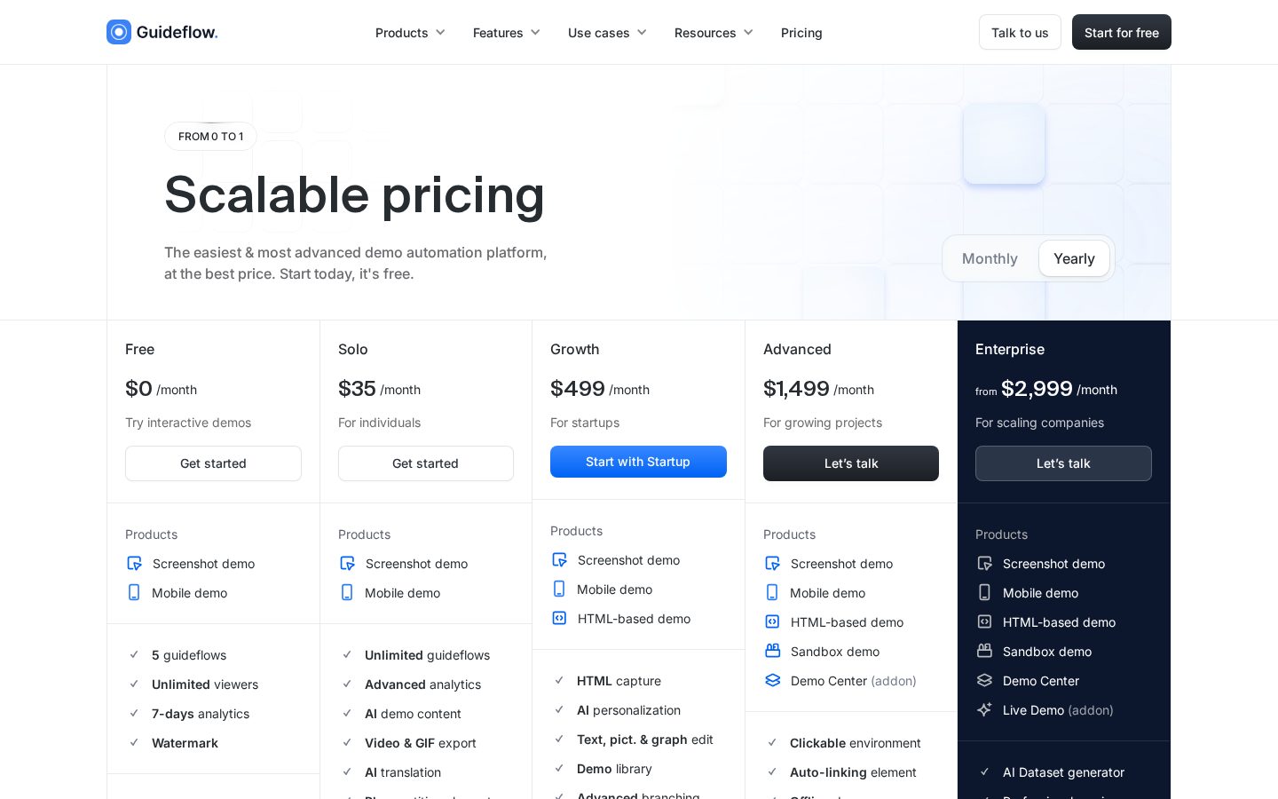 Guideflow Pricing