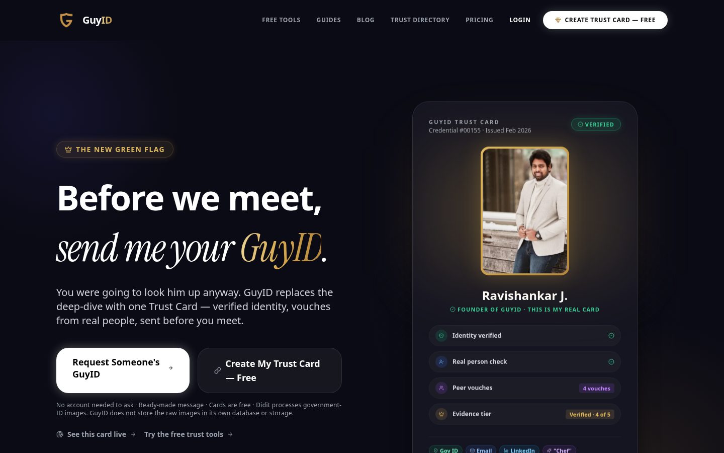 GuyID Homepage