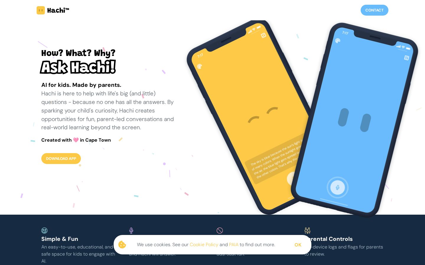 Hachi Homepage