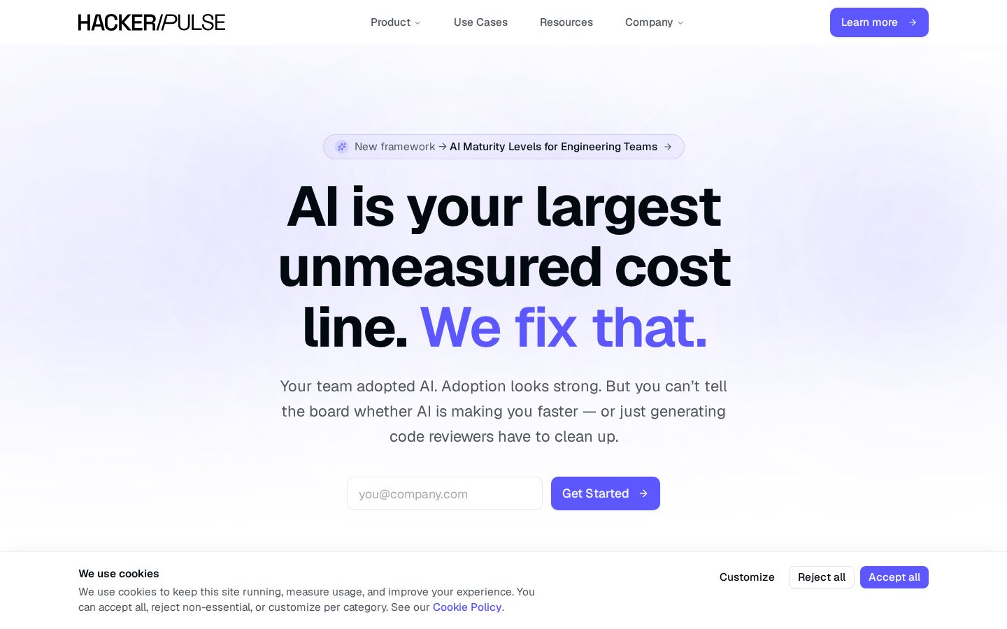 HackerPulse Homepage