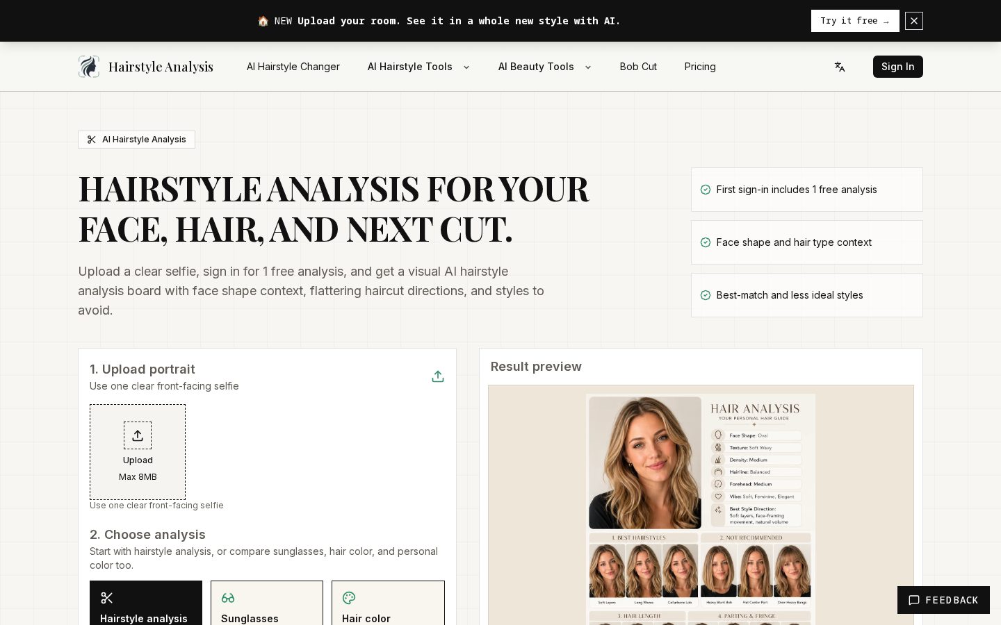HairstyleAnalysis Homepage