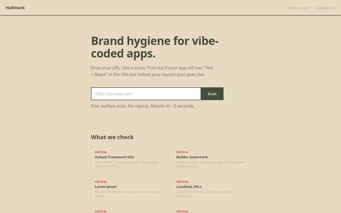 Hallmark Homepage