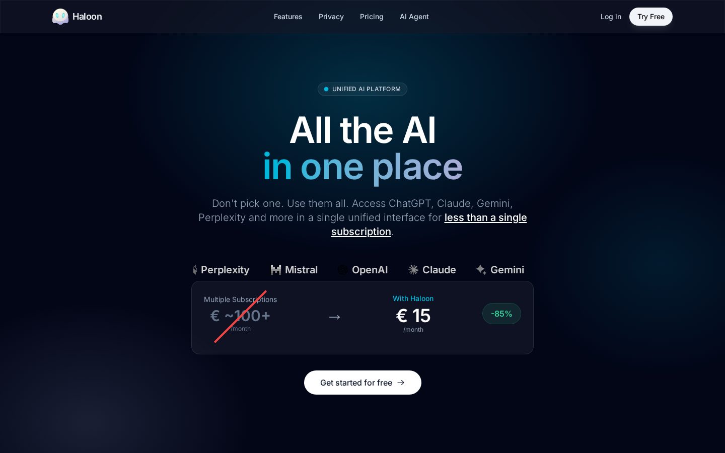 Haloon Homepage