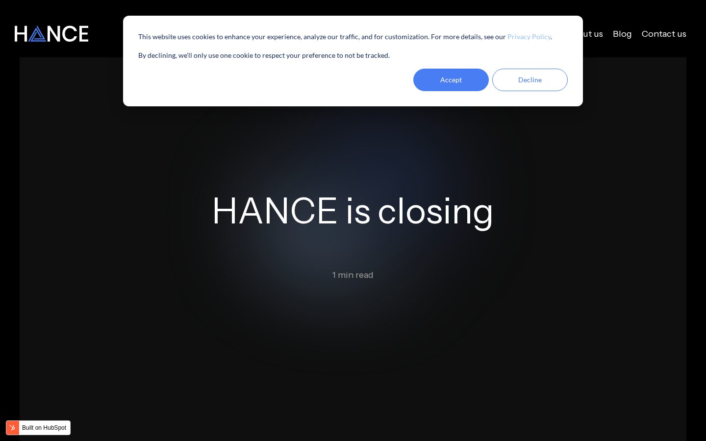 HANCE Homepage