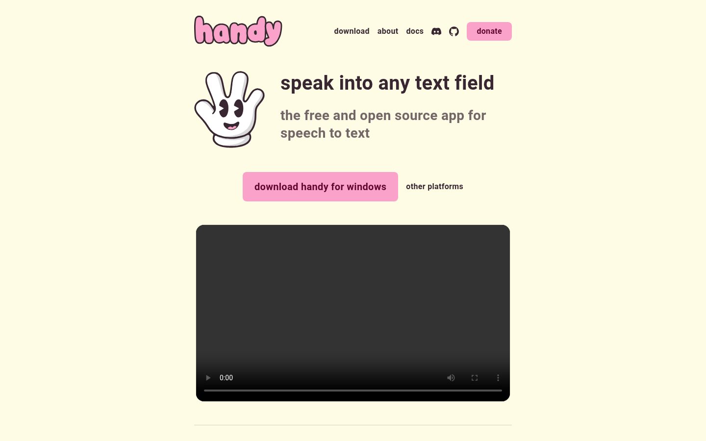 Handy Homepage