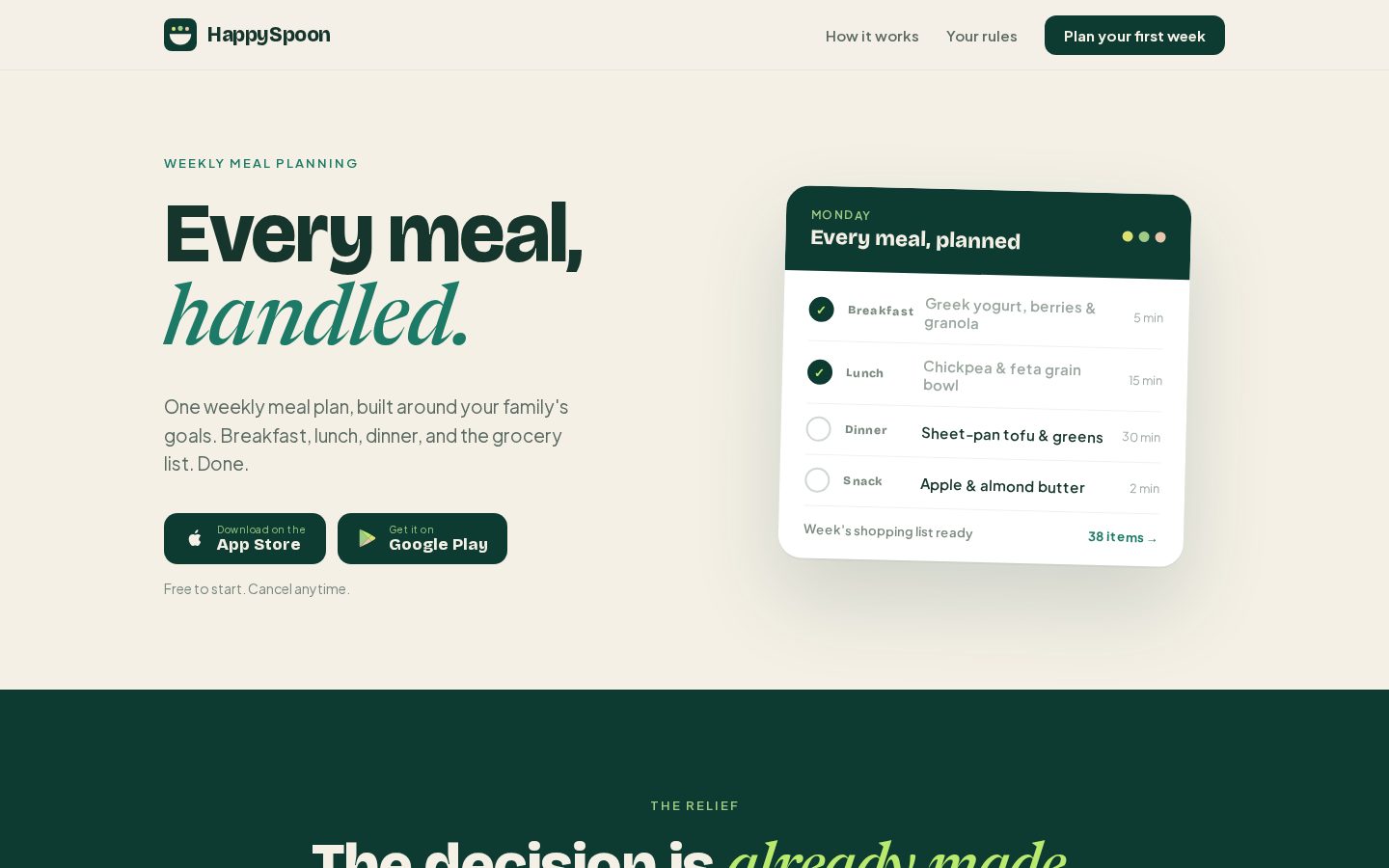 HappySpoon Homepage