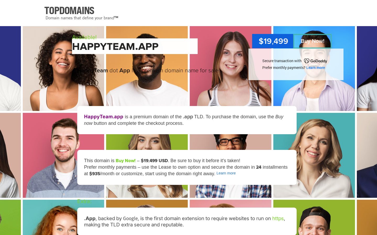 HappyTeam Homepage
