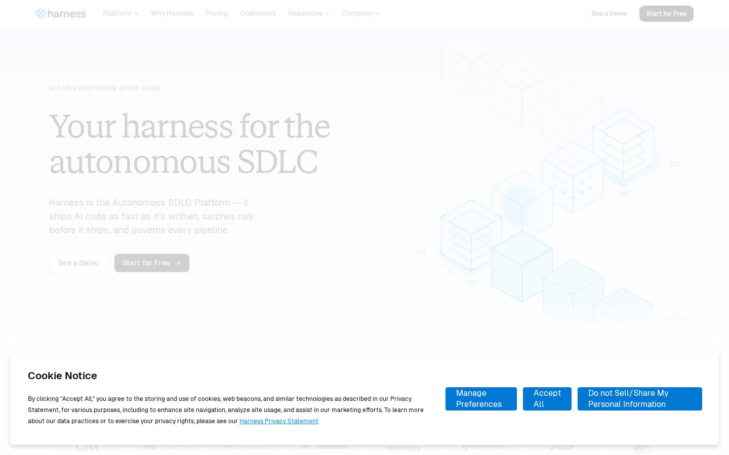 Harness Homepage