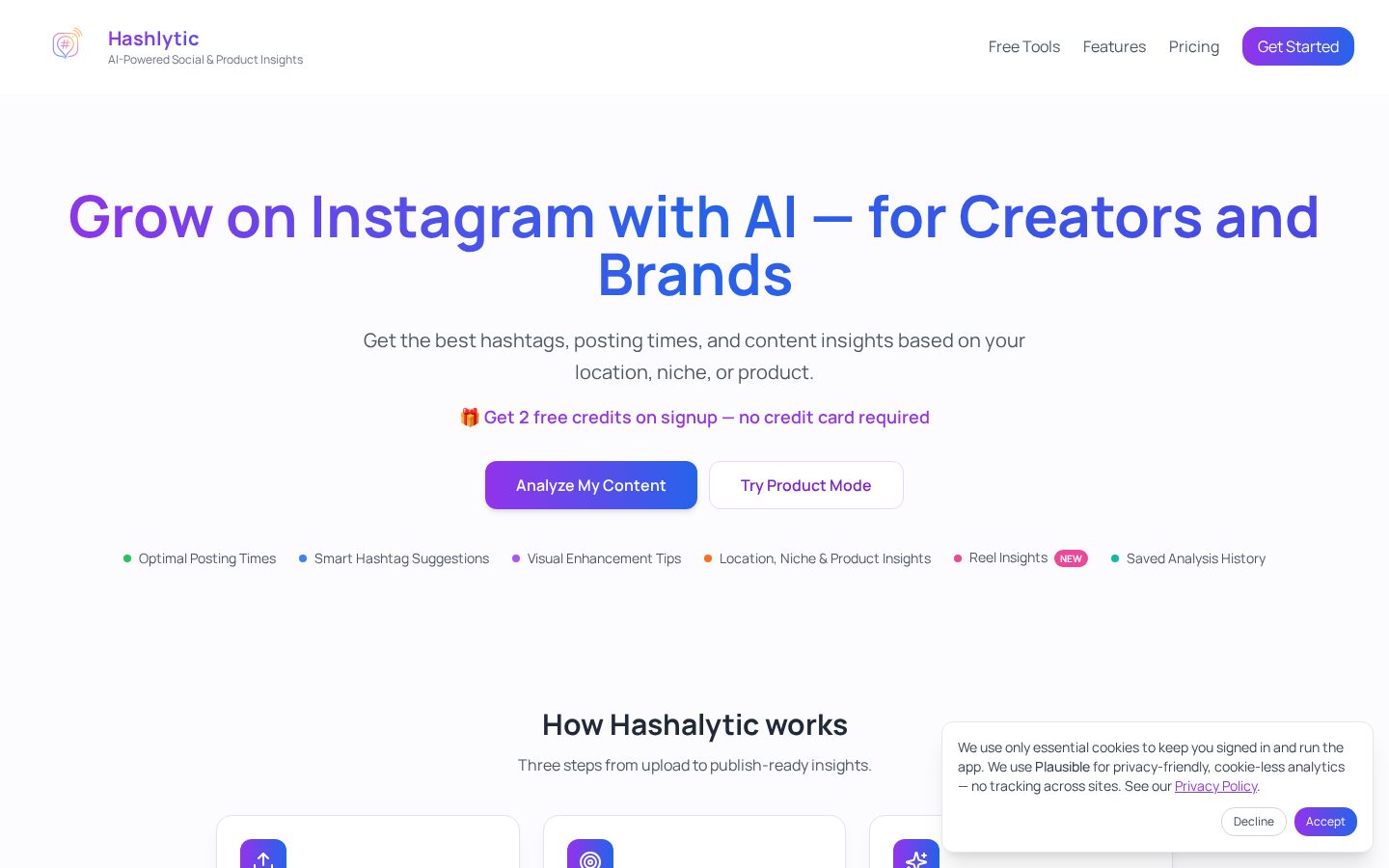 Hashalytic Homepage