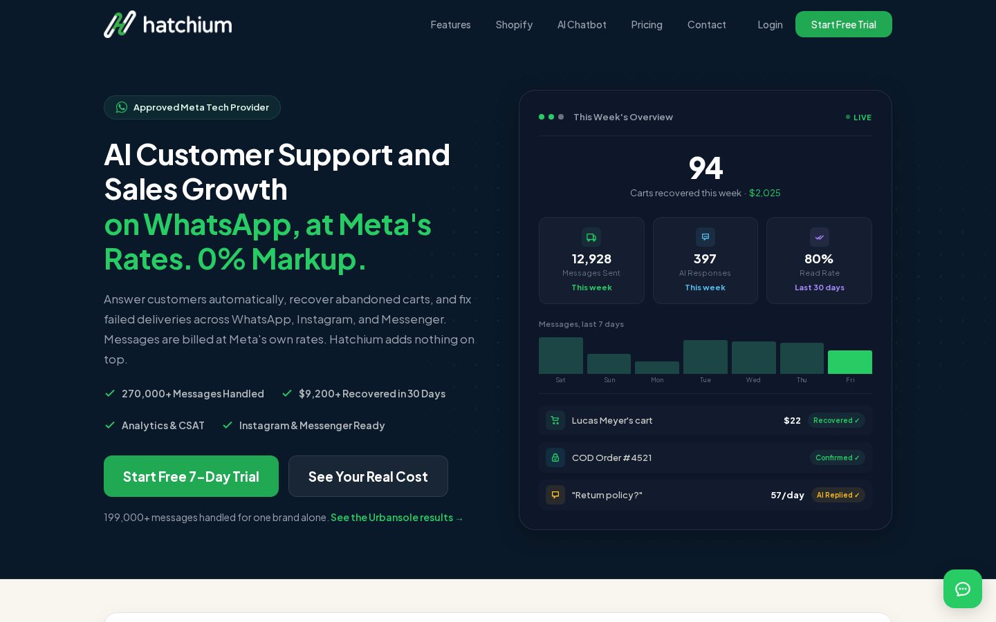 Hatchium AI Homepage