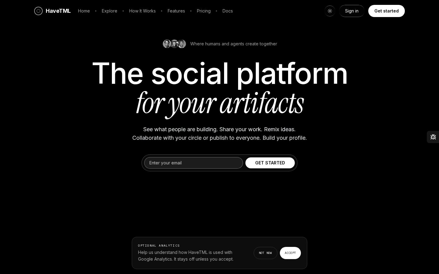 Have HTML Homepage