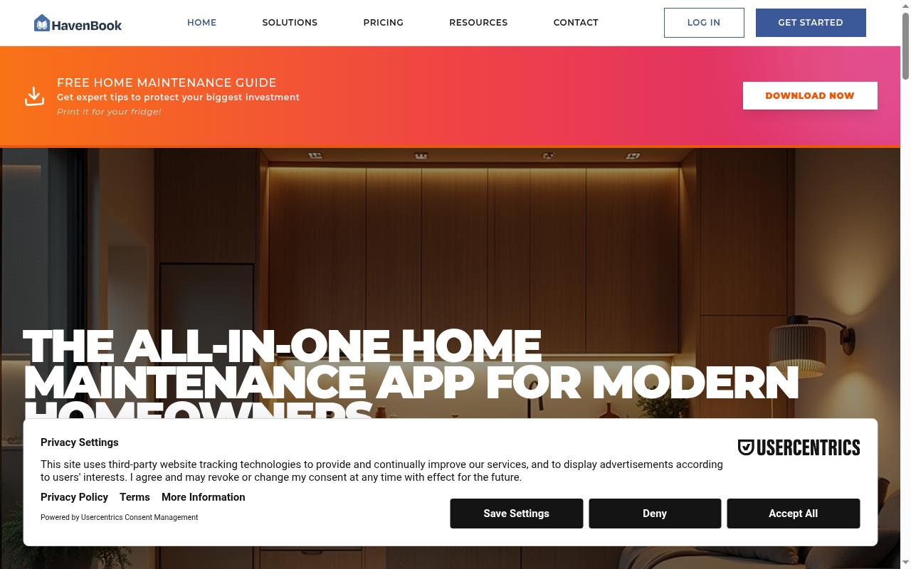 HavenBook Homepage