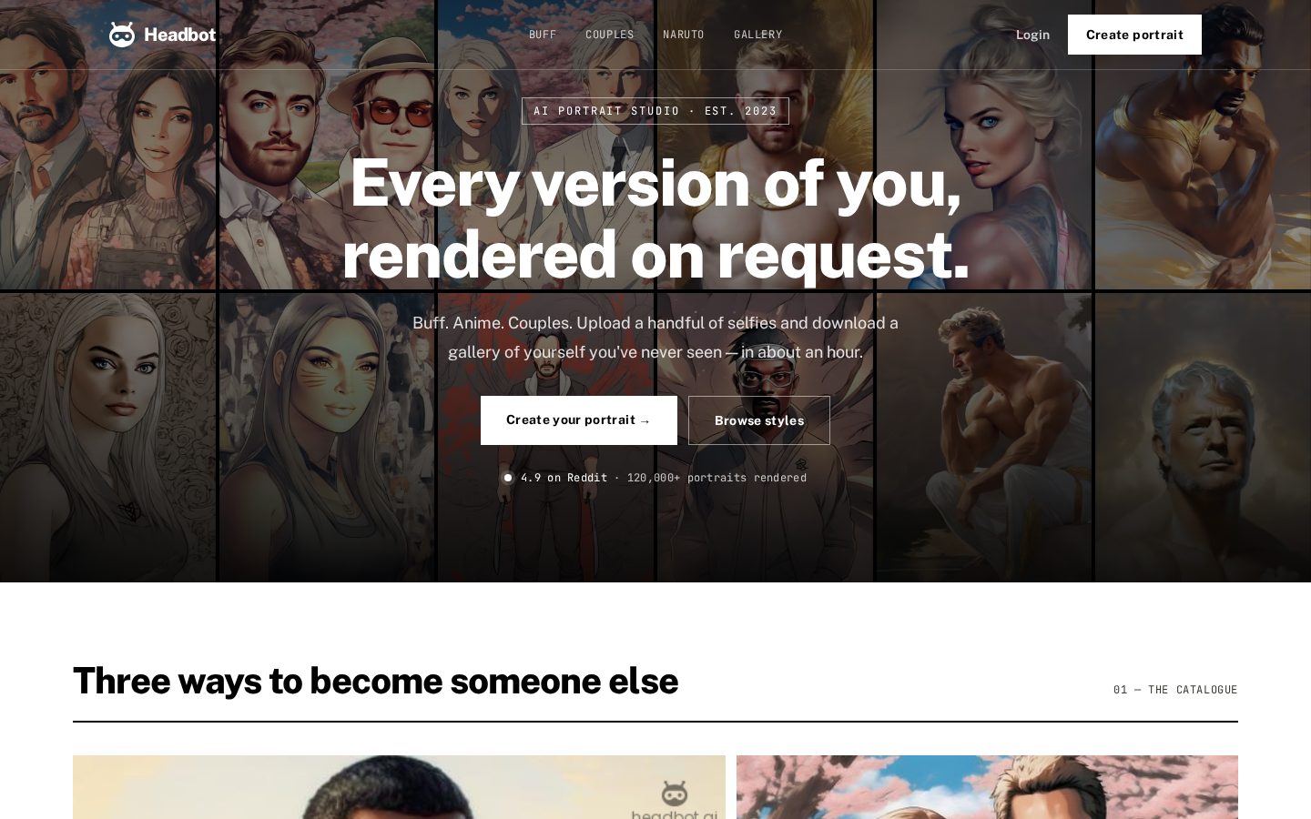 Headbot Homepage