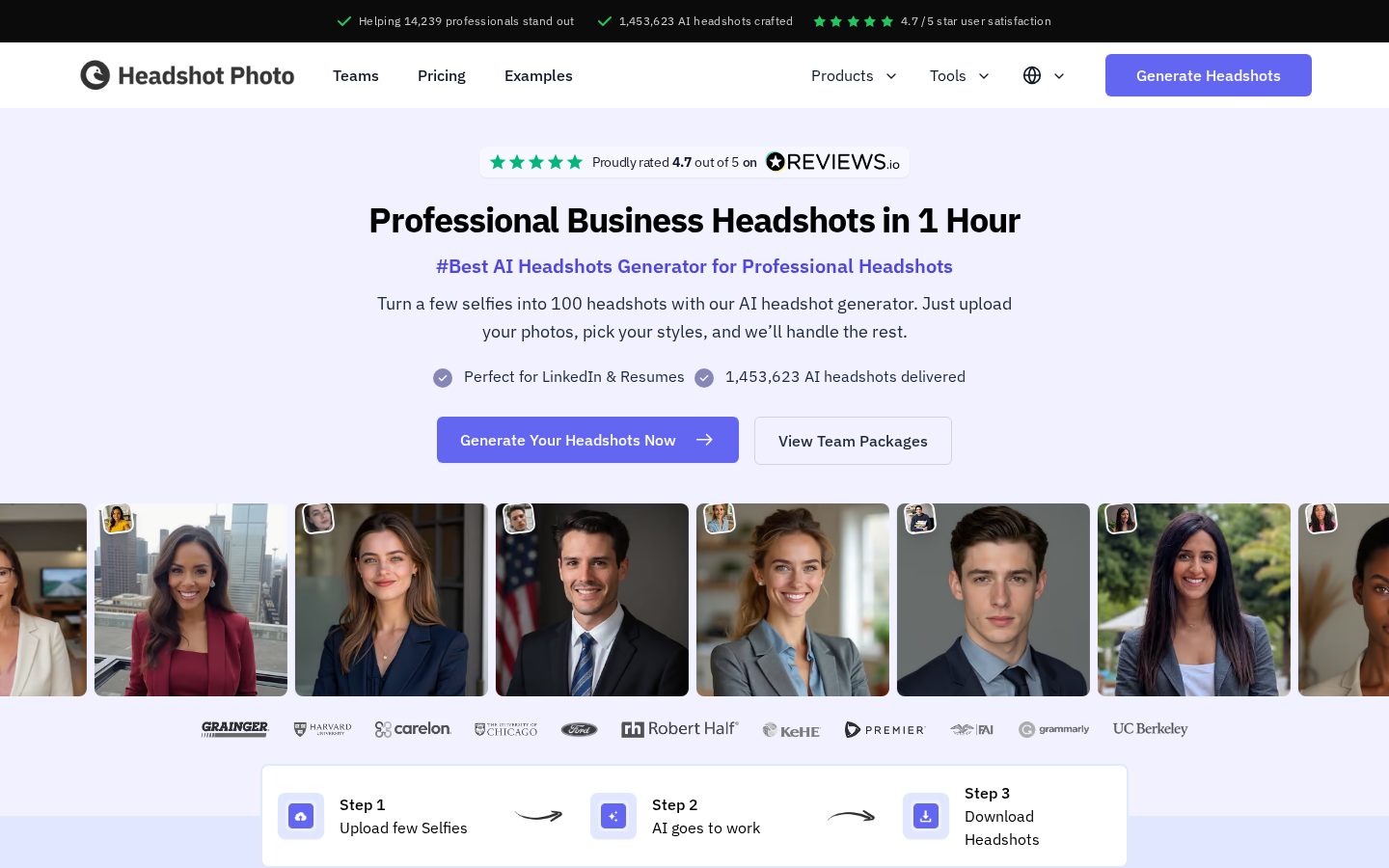 Headshot Photo Homepage