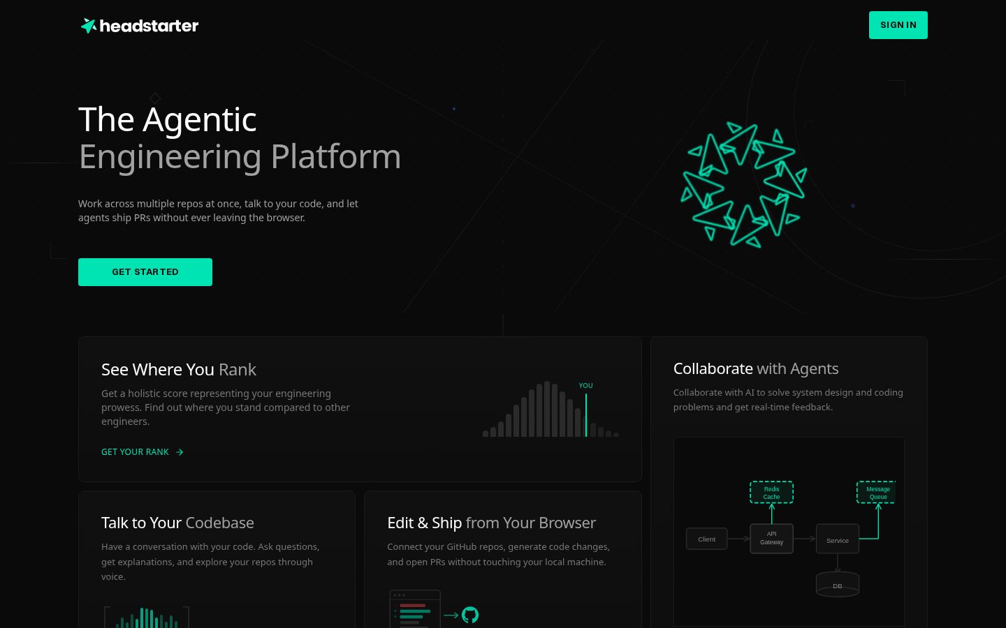 Headstarter Homepage