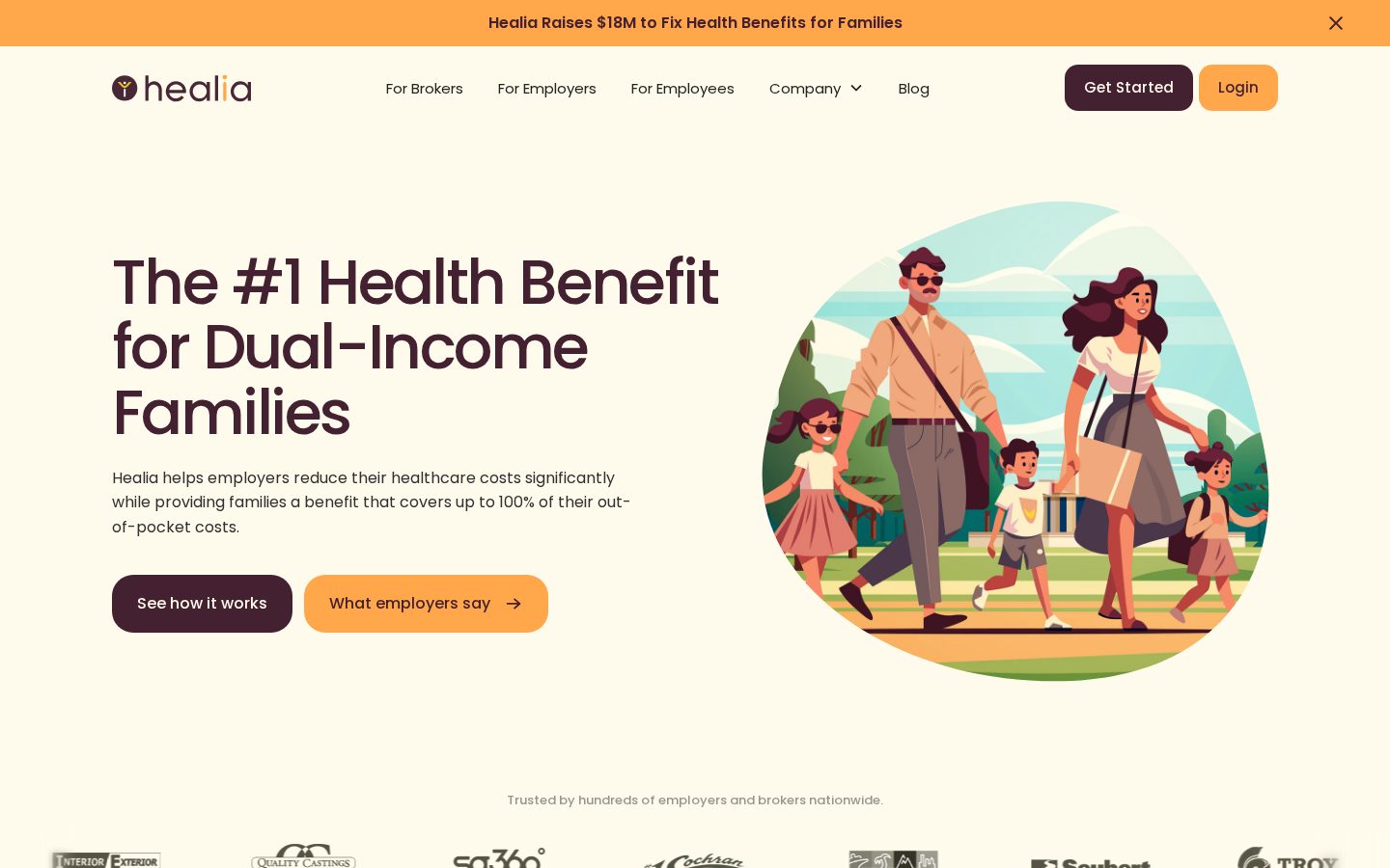Healia Health Homepage