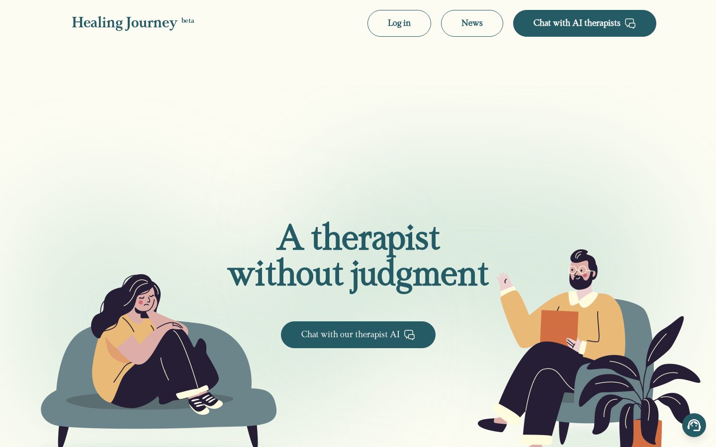 Healing Journey Homepage