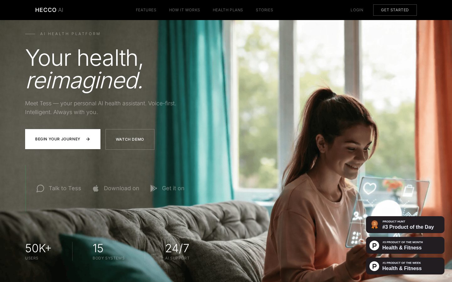 Hecco AI Homepage