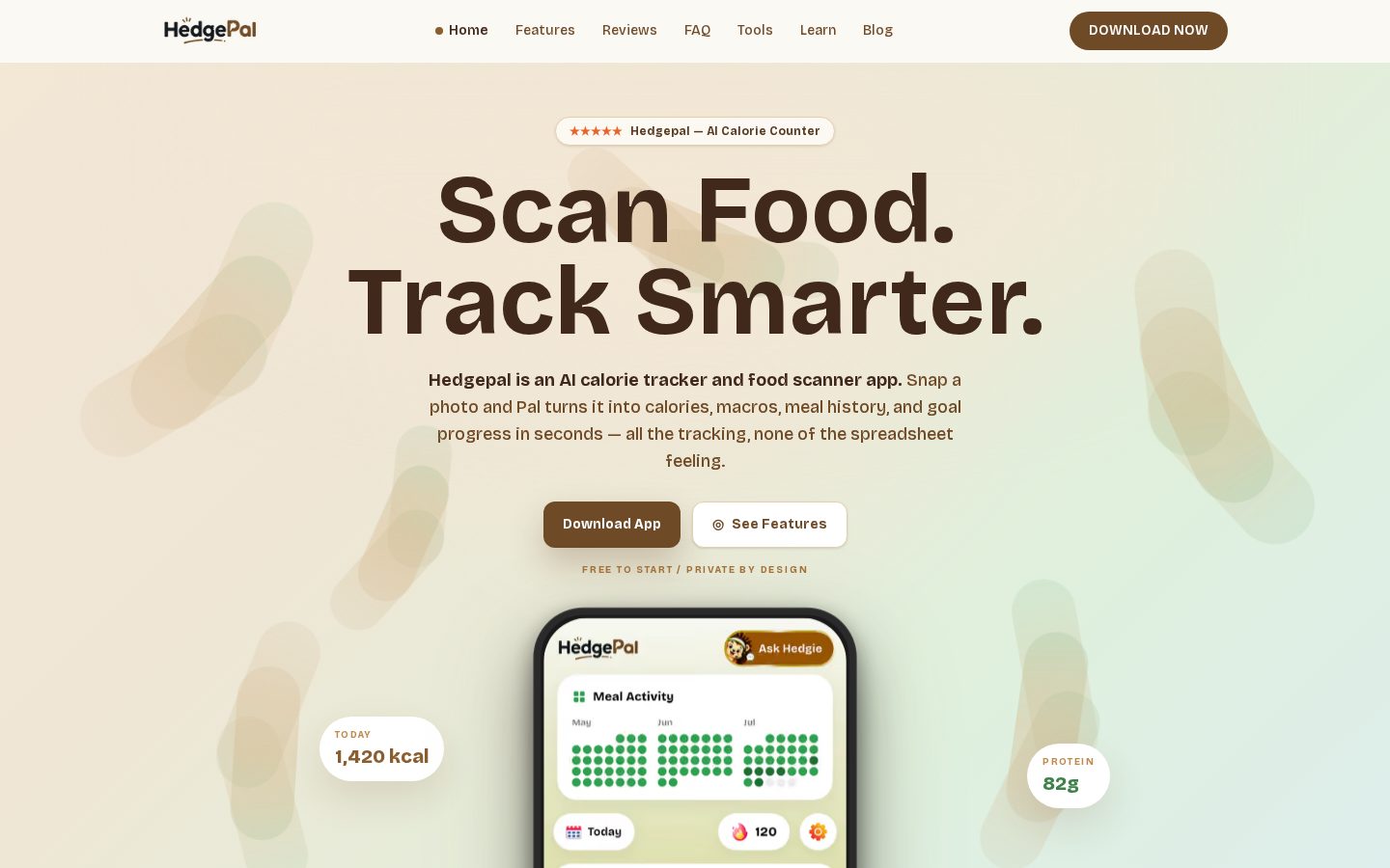 Hedgepal Homepage