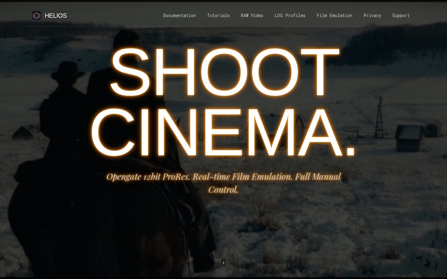 Helios Pro Camera Homepage
