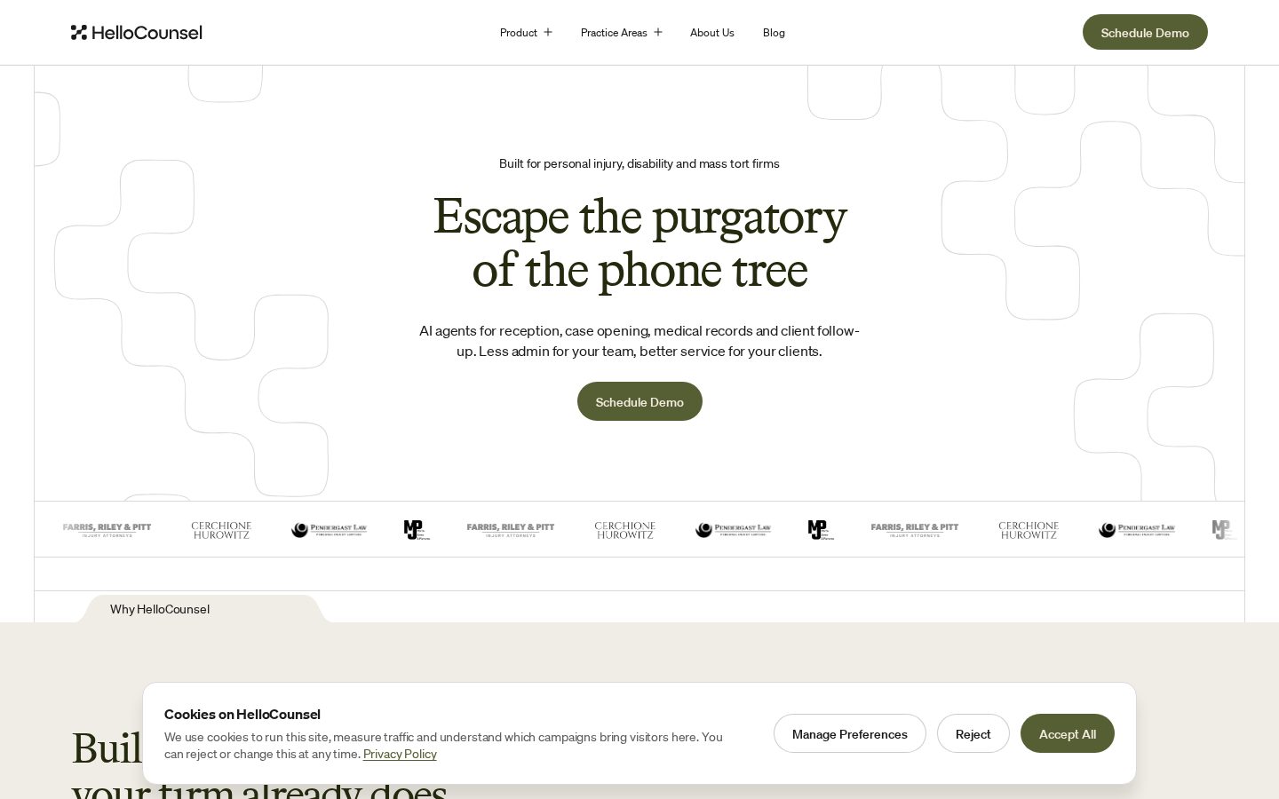 HelloCounsel Homepage