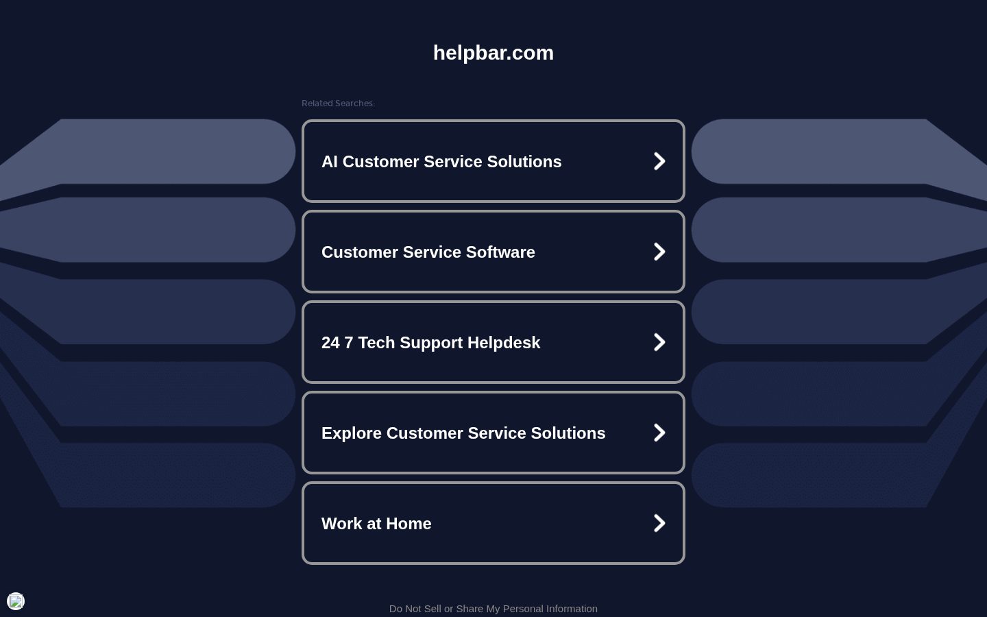 HelpBar Homepage