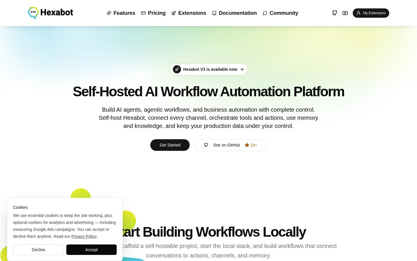 Hexabot Homepage