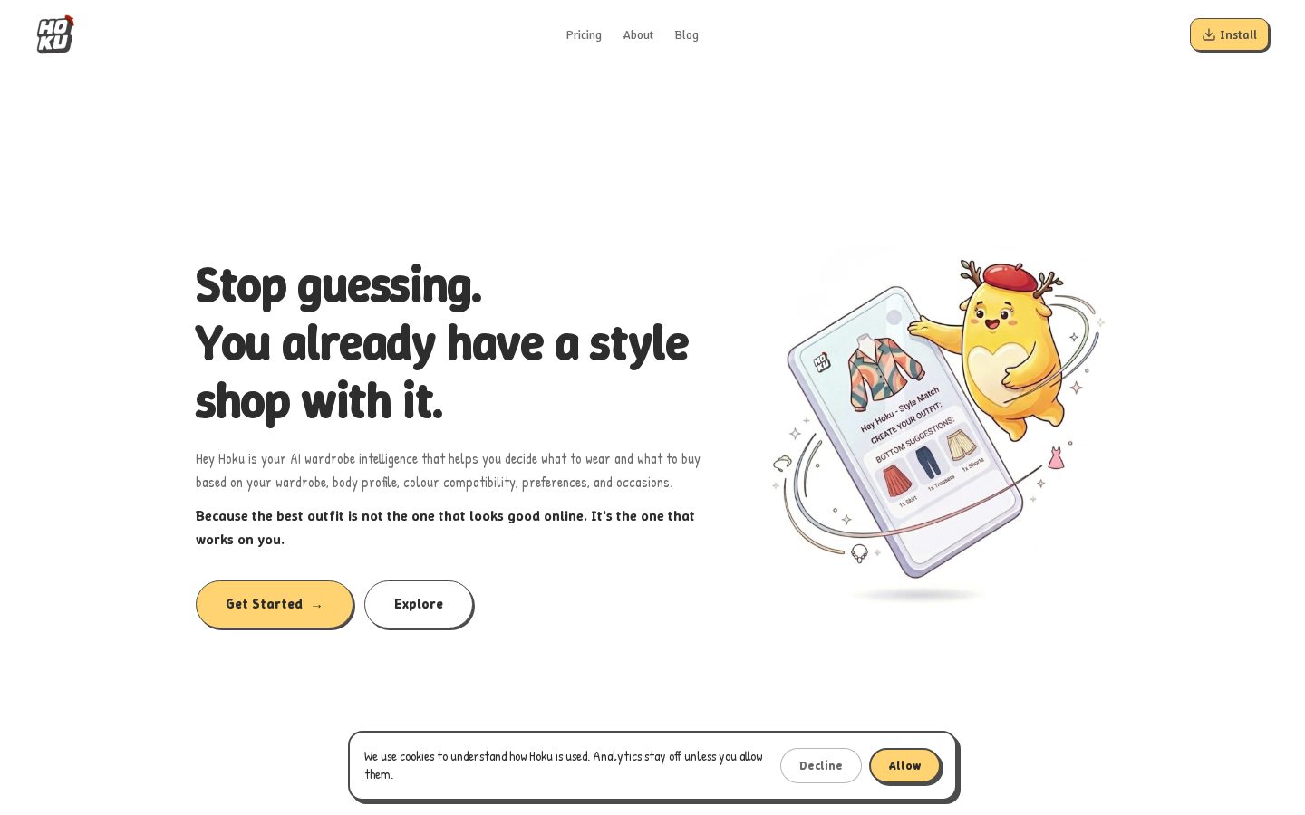 Hey Hoku Homepage