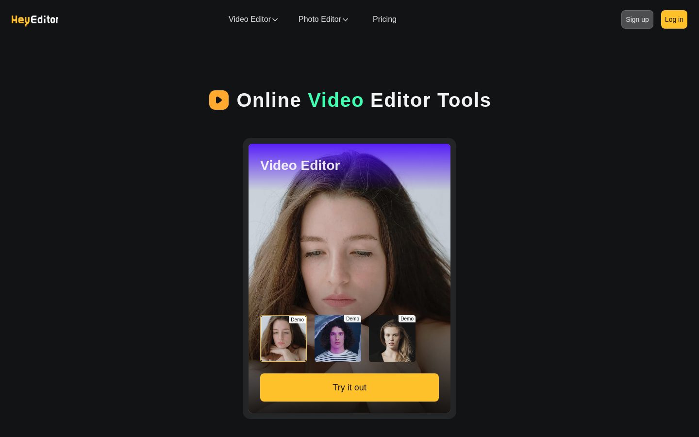 HeyEditor Homepage