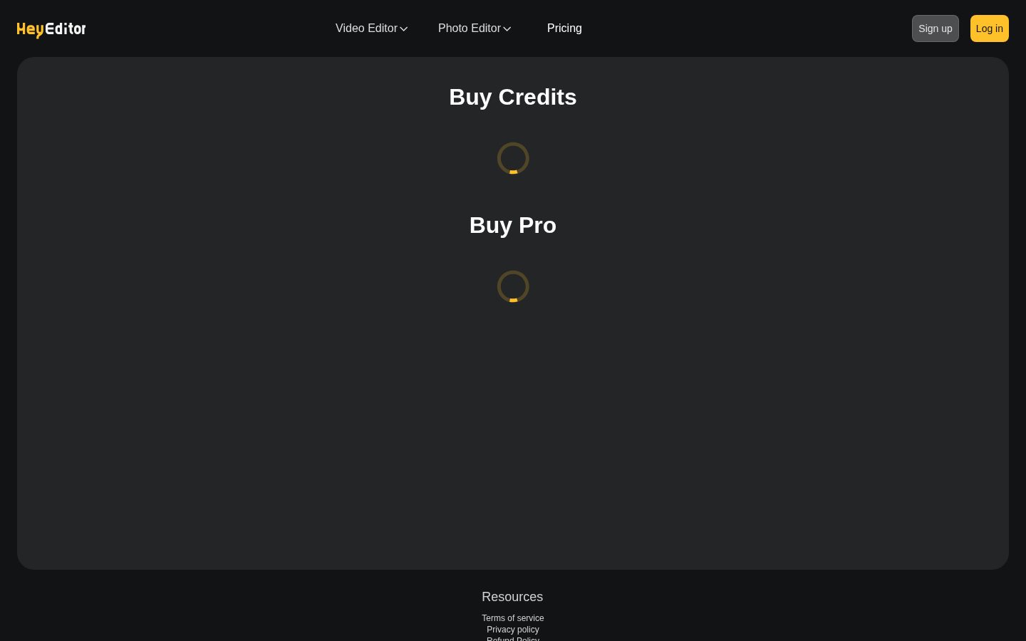 HeyEditor Pricing
