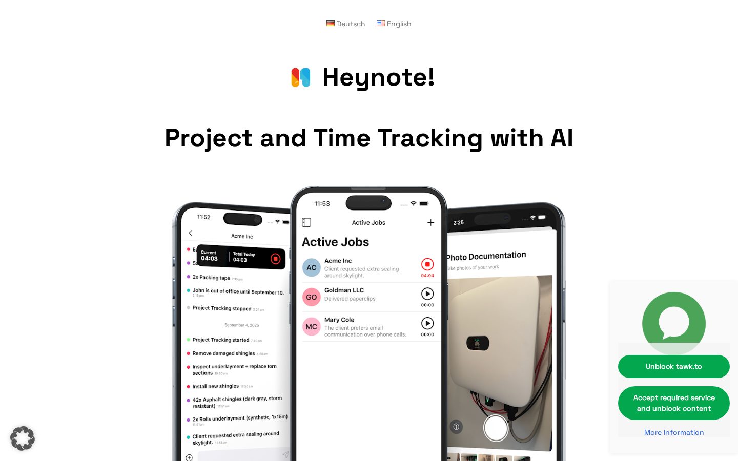 Heynote! Homepage