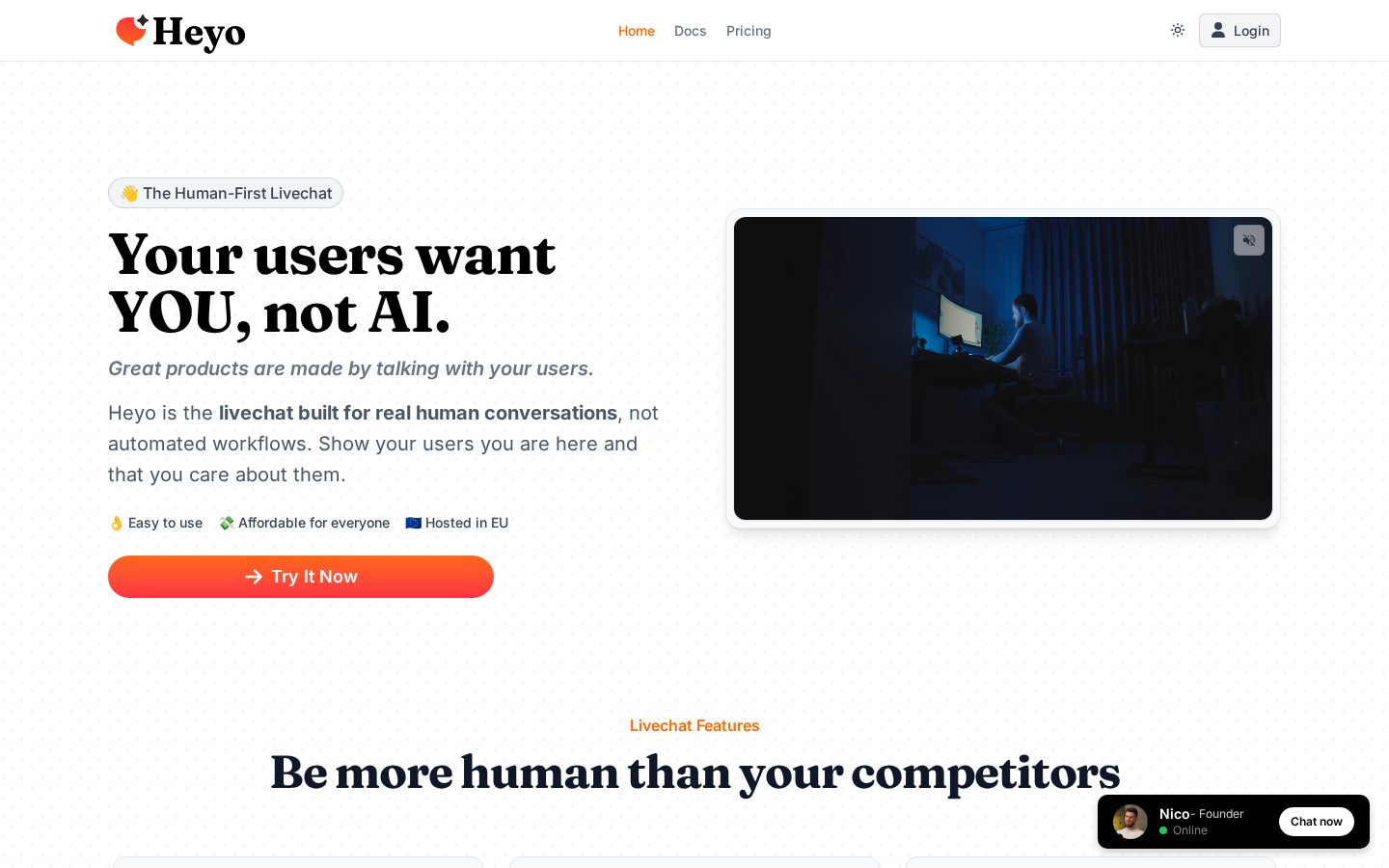 Heyo Homepage