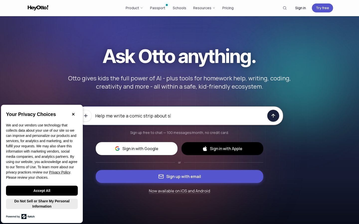 HeyOtto! Homepage