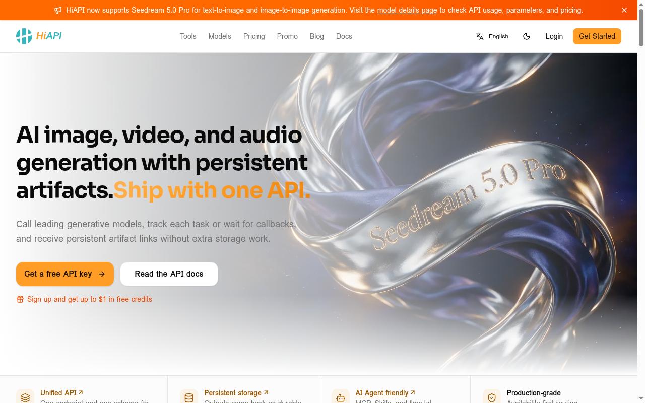 HiAPI Homepage
