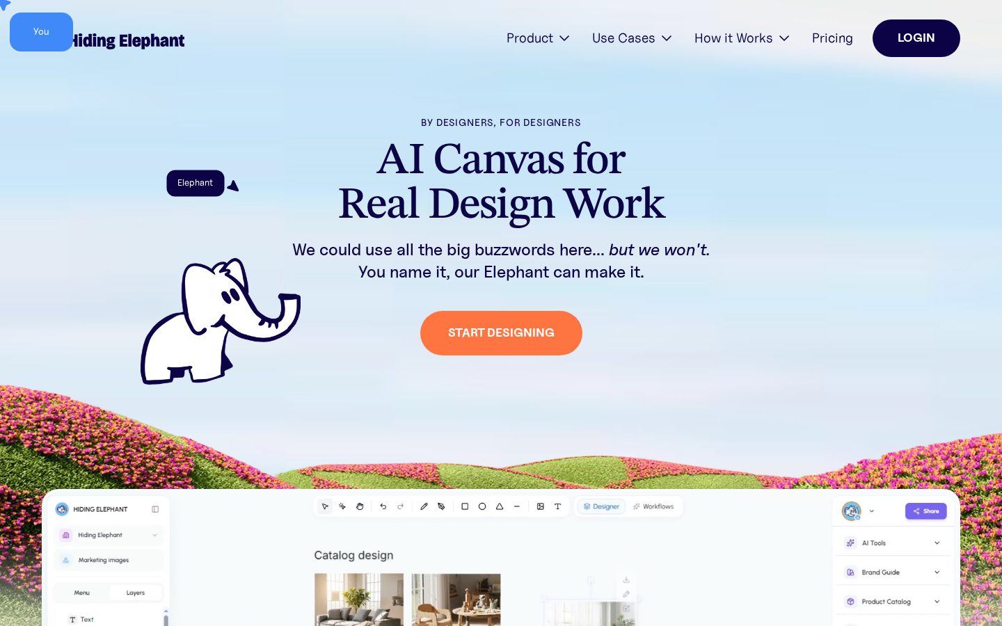 Hiding Elephant Homepage