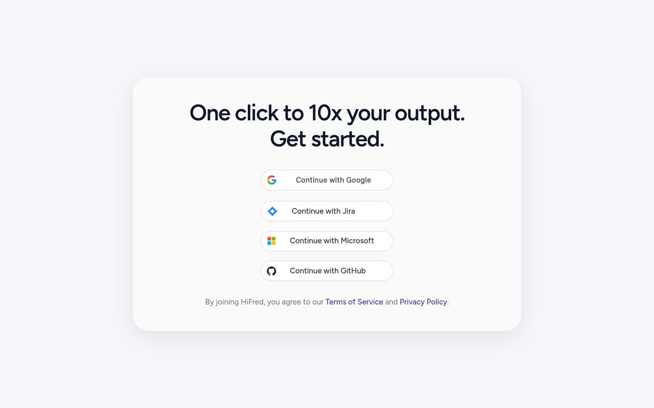hiFred Homepage