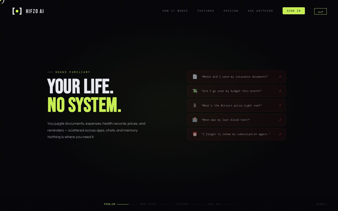 Hifzo AI Homepage