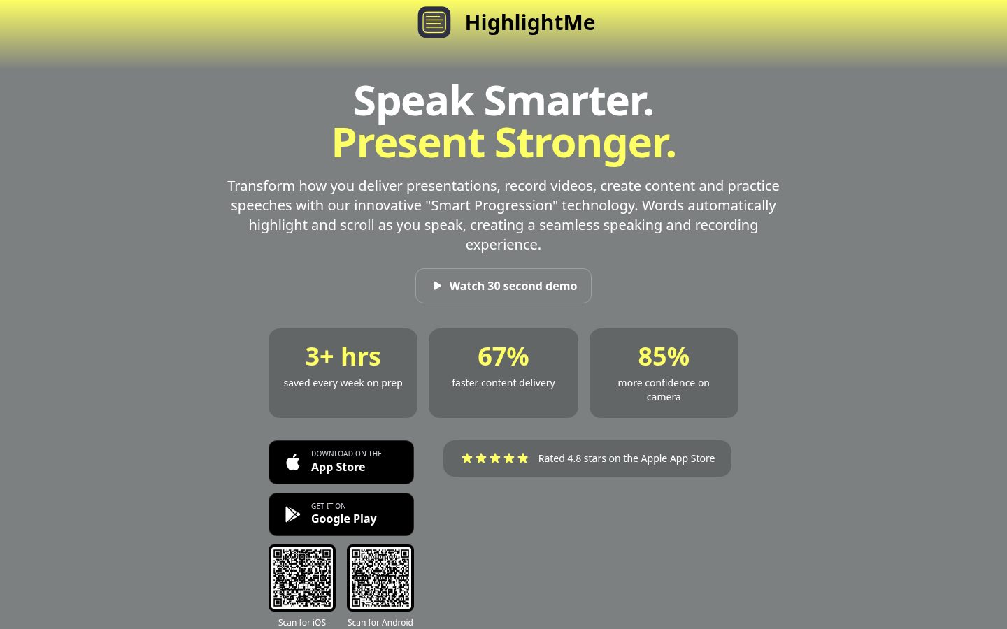 HighlightMe Homepage