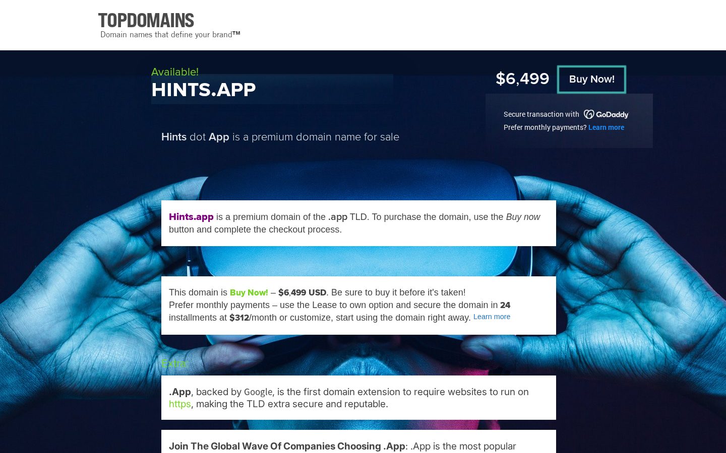Hints Homepage